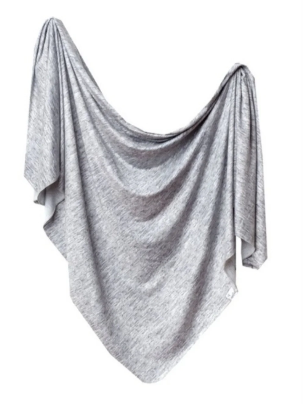 Copper Pearl Heather Gray Asher Large Swaddle Blanket Nursing Cover Soft Neutral